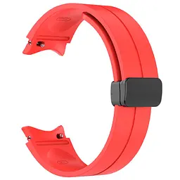 Браслет Cls-black для Samsung Galaxy Watch 4 - червоний ширина кріплення 20мм силікон Watchbands (W34-3WB21134651) - мініатюра 2