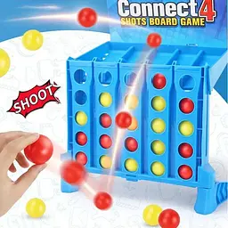 Настільна інтерактивна гра Ummi 22013 Connect 4 Shots Board Game Blue - мініатюра 3