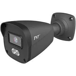 IP-відеокамера 2Mp TVT TD-9421S4L-C(D/PE/AW1) Black f=2.8mm, ІЧ+LED-підсвічування, з мікрофоном (77-00495)