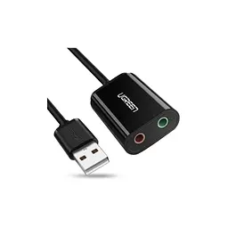 Звукова плата Ugreen US205 black (30724) - мініатюра 4