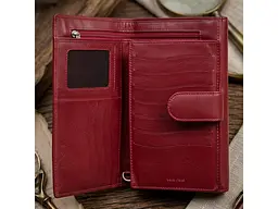 Портмоне-клатч унісекс із натуральної шкіри Cortina 5073 rosso червоне 19×12 см TONY PEROTTI acs0032615 - мініатюра 2