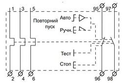Реле теплове PT 3355 (LR2‑D3355) АСКО‑УКРЕМ (A0040060018) - мініатюра 5