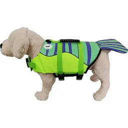 Рятувальний жилет для собак Derby Fish Design Green - мініатюра 2