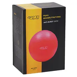 М'яч для фітнесу (фітбол) 4FIZJO 55 см Anti-Burst Red 4FJ0031 (P-5907222931509) - мініатюра 9