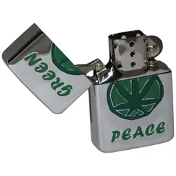 Запальничка бензинова Star Green Peace в подарунковій упаковці - мініатюра 2