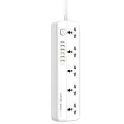 Мережевий фільтр живлення LDNIO SC5614 5роз. 3USB 2м (SC5614) - миниатюра 2