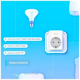 Розумна розетка TP-Link Tapo P100M N300 BT 10A (TAPO-P100M) - мініатюра 4