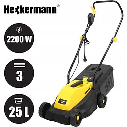 Газонокосарка електрична Heckermann QT3022 - мініатюра 3