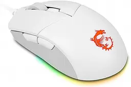 Миша MSI Clutch GM11 RGB USB White (S12-0401950-CLA) - мініатюра 2