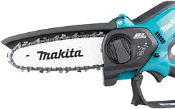 Мініпила ланцюгова акумуляторна Makita UC029G BEO2 (15 см, 8 м/с, 590 Вт, BL, XGT 40 В, комплект) - мініатюра 7