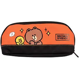 Пенал м'який Yes PH-25-2 Line Friends, 20х6х10 см, помаранчевий (533506) - мініатюра 3