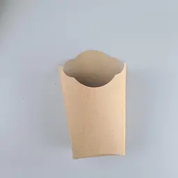 Бокс для картоплі фрі, 165×100×40 мм, KRAFT, 50 штук, для картоплі фрі, снеків і фастфуду - мініатюра 2