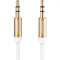 Кабель Usams YP-01 3.5 mm to 3.5 mm 1m White (YP102) [139657]