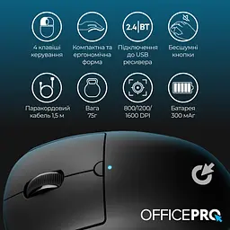 Миша OfficePro Wireless (M307B) - мініатюра 15