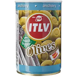 Оливки ITLV зелені фаршировані анчоусами 314 мл - мініатюра 3