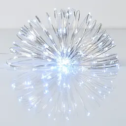 Електрогірлянда Yes! Fun нитка на мідному дроті 50 LED статична 5 м холодно-біла (975038) - мініатюра 3