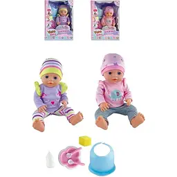 Пупс інтерактивний Yala Baby 40 см кліпає (в асортименті) YL2340C-C/YL2340C-D
