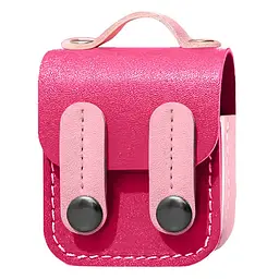 Шкіряний футляр Briefcase для навушників AirPods 1/2 Pink