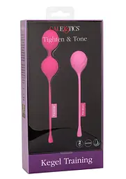Набір вагінальних кульок Tighten Tone Kegel Training, 2шт., рожевий - мініатюра 11