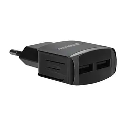 Зарядное устройство для Defender EPA-13 black, 2xUSB, 5V/2.1A, package (83840) - миниатюра 2