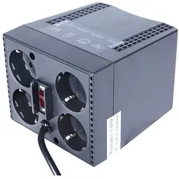 Стабілізатор напруги Powercom TCA-2000 чорний - мініатюра 6
