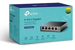 Комутатор TL-SG1005LP, 5x100/1000 Mb/s, автоматичне визначення MDI/MDIX, металевий корпус TP-Link teh0028256 - мініатюра 3