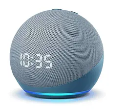 Акустика портативна розумна колонка Amazon Echo Dot 4th Gen Twilight blue (блакитна) - мініатюра 6