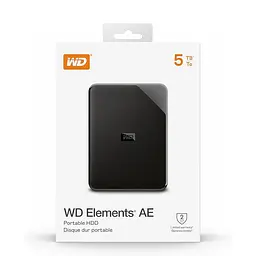 Зовнішній жорсткий диск PHD External 2.5'' WD USB 3.2 Gen1 Elements AE 5Tb Чорний - мініатюра 2