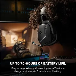 Навушники ігрові бездротові Corsair VOID WIRELESS v2 (CA-9011379) чорні - мініатюра 8