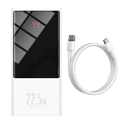 Портативна батарея Powerbank Baseus Super Xiaomini Digital Display 10000 mAh 22.5W PPMN-A02 White - мініатюра 4