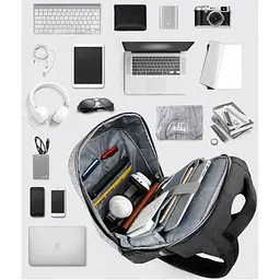 Рюкзак Tigernu D-83351 15.6` Black/Grey [121134] - мініатюра 2