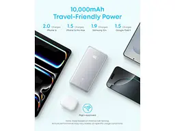Зовнішній акумулятор (Power Bank) ANKER 10000 mAh 22.5W Black (A110DH11) - мініатюра 6