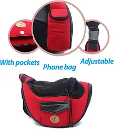 Сумка-переноска для котів і собак дрібних порід Voyager Pet VB18013 Red - мініатюра 6