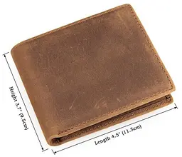Гаманець чоловічий 14439 Vintage коричневий - мініатюра 4