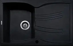 Кухонна мийка Adamant NEW LINE антрацит 780x495x235 мм, з крилом 78 см