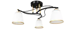 Люстра класична золото LK-745C/3 E27 FG+BK