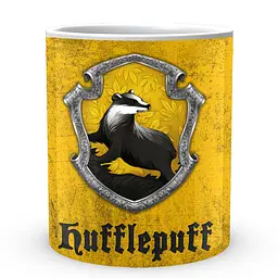 Кухоль GeekLand Harry Potter Гаррі Поттер Пуффендуй HP 002.10 330 мл білий - мініатюра 2