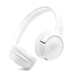 Навушники бездротові JBL Tune 530BT, White, Bluetooth, мікрофон, акумулятор 450 mAh, активне шумозаглушення, технологія "Pure Bass", кнопки на чашках навушників (JBLT530BTWHTEU)