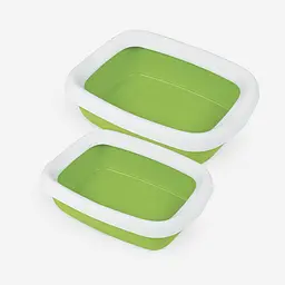 Туалет для котів з рамкою MPS Beta Plus Maxi green 49 x 39 x 17 см