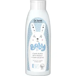 Засіб для купання+піна для ванн Dr. Sante Baby 500 мл