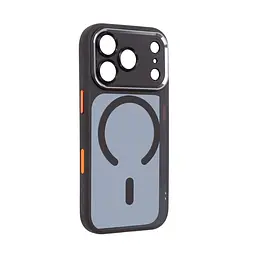Чехол для Apple iPhone 17 Pro, Unit MagSafe SE, черный, с защитой камеры, магсейф, противоударный, магнитный, панель-накладка с MagSafe, с поддержкой беспроводной зарядки, TPU+PC, защита всего корпуса, ударопрочный, ArmorStandart (ARM86318) - мініатюра 2