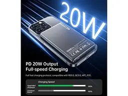 Зовнішній акумулятор (Power Bank) Choetech B738 5000mAh 20W Black (B738-CCBK) - мініатюра 7