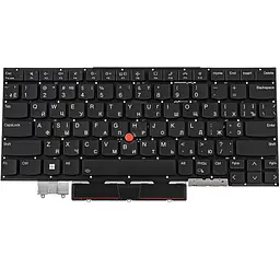 Клавіатура для ноутбука Lenovo (ThinkPad: X1 Карбоновий 9th Gen) ukr чорний без фрейму підсвічування клавіш