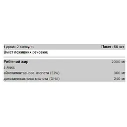 Омега 3 Pure Gold Omega 3 100 caps - мініатюра 2