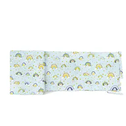 Бортики в дитяче ліжечко 30x60 RAINBOW, лазуровий (WeltBed_RainbowStarBlue_30x60)