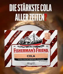 Льодяники Fisherman's Friend Cola Storage без цукру 25г - мініатюра 6