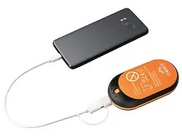 Грілка для рук акумуляторна Rocktrail 5200 мАг з функцією Powerbank Помаранчева - мініатюра 3