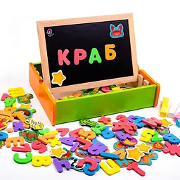 Гра настільна "Магнітний розвиваючий набір з дошкою" Vladi Toys VT5411-17 Укр - мініатюра 3
