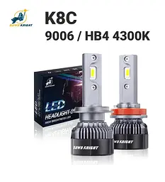 Автолампи DAWN KNIGHT K8C 9006/HB4 4300K з обманкою (Canbus), комплект 2 шт