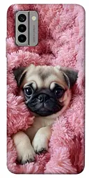 TPU чохол Demsky Мопс у ніжностях для Nokia G22